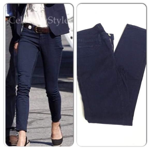 J Brand Denim - EUC J BRAND Dark Blue Navy Skinny Leg Jeans 25