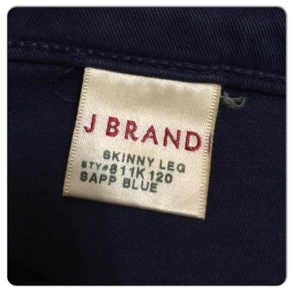 EUC J BRAND Dark Blue Navy Skinny Leg Jeans 25 - Picture 4 of 4