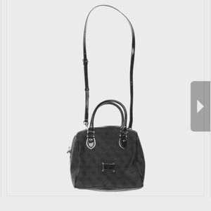 GUESS ReamaTextured North/South Box Satchel HB