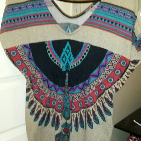 Native American style sweater dress.