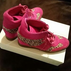 Authentic Coach Pink Sneakers