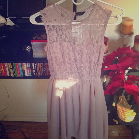 H&M size 6 blush colored dress!