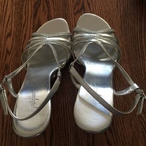 Silver heels