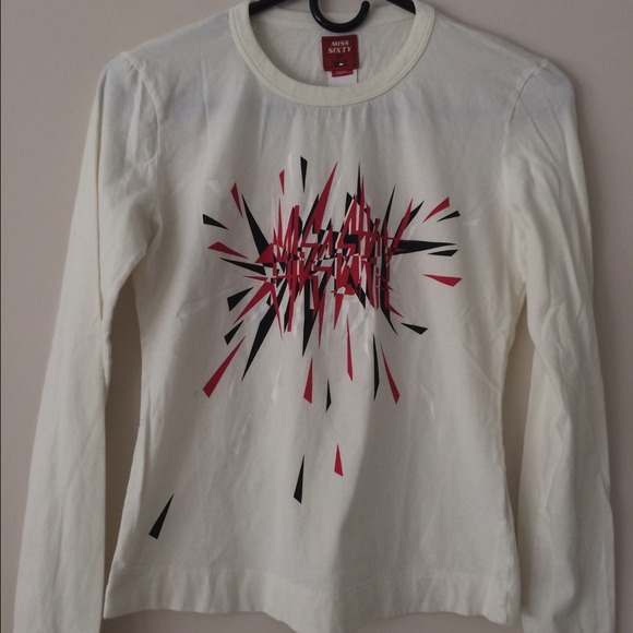 Miss Soxty cream long sleeved shirt