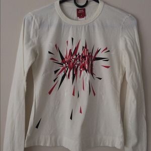 Miss Soxty cream long sleeved shirt