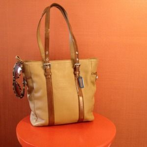 Authentic Coach Signature Tote