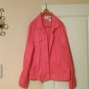 Hot pink jacket