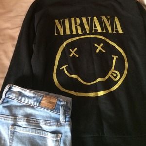 nirvana forever 21 sweater