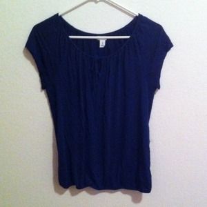 Dark blue shirt