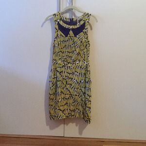 BCBG pattern dress.