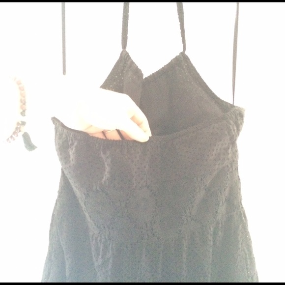 FP | Black Lace Halter Dress - Picture 3 of 4