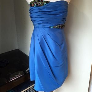 NWT Tibi embellished blue dress