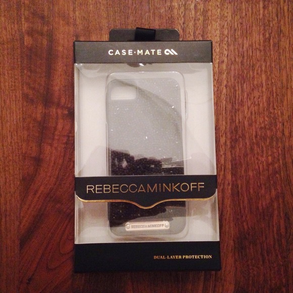 Black Rebecca Minkoff Sparkle iPhone 5 case