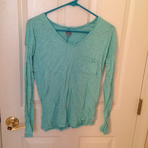 ***AE aerie light blue top