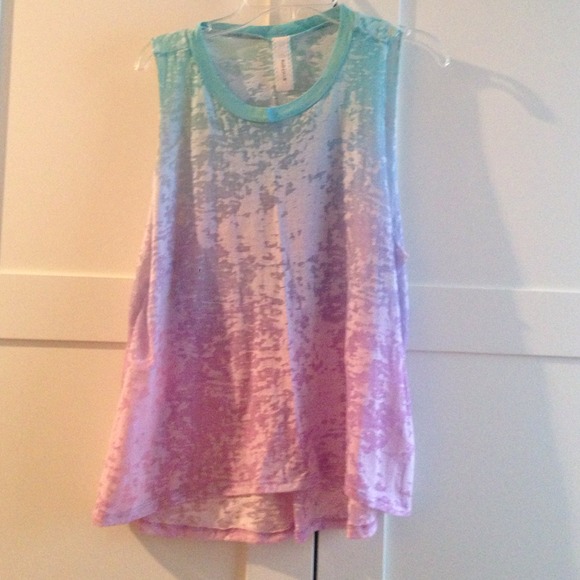 Tie dye muscle tank