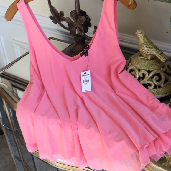 Express pink top