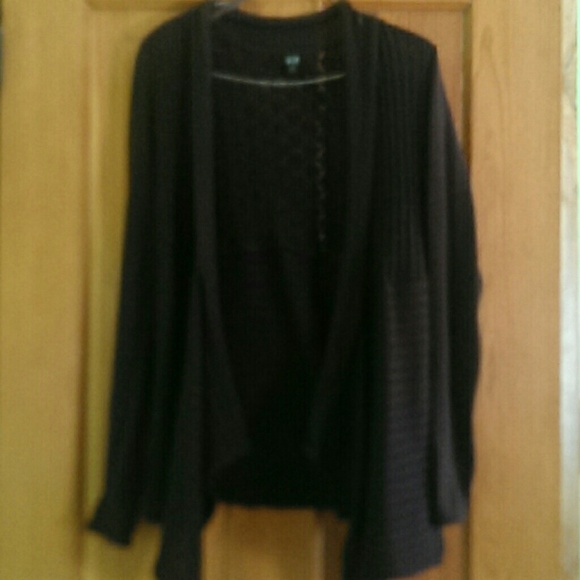 Brown cover up sweater