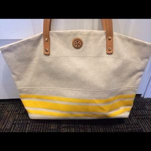 Tory Burch Handbag (Yellow Erin Tote)
