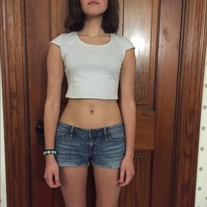 Fox Low-Rise Denim Cut Offs