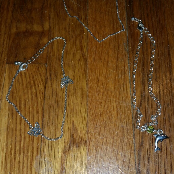 Ankle bracelet set BUNDLE with high lo dress