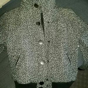 Medium Charlotte Russe NWT salt & pepper jacket