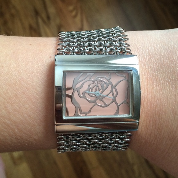 Guess silver watch