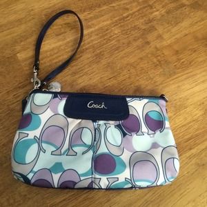 COACH wrist purse, never used