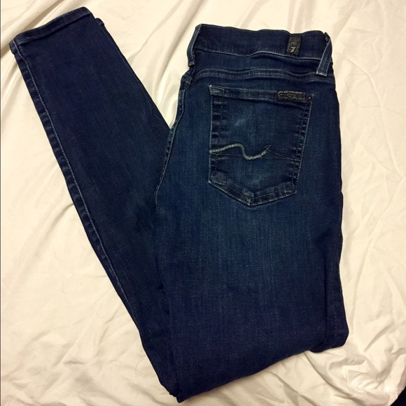 7 for all mankind skinny jeggings