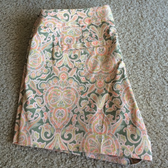 J. Crew dress print shorts