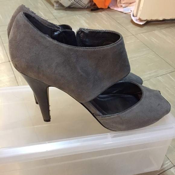 Loft Peep Toe Booties - Picture 2 of 4