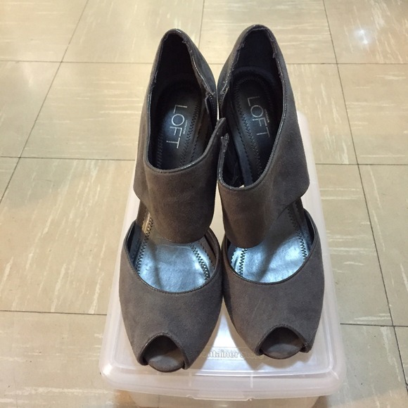 Loft Peep Toe Booties - Picture 3 of 4