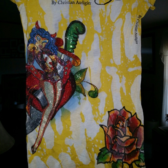 Ed Hardy Lrg. T shirt in perfect Condition!