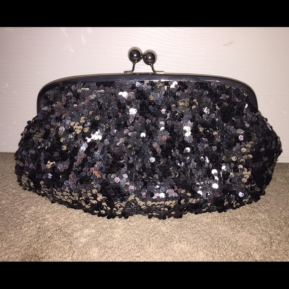 Mossimo sequin clutch NWOT