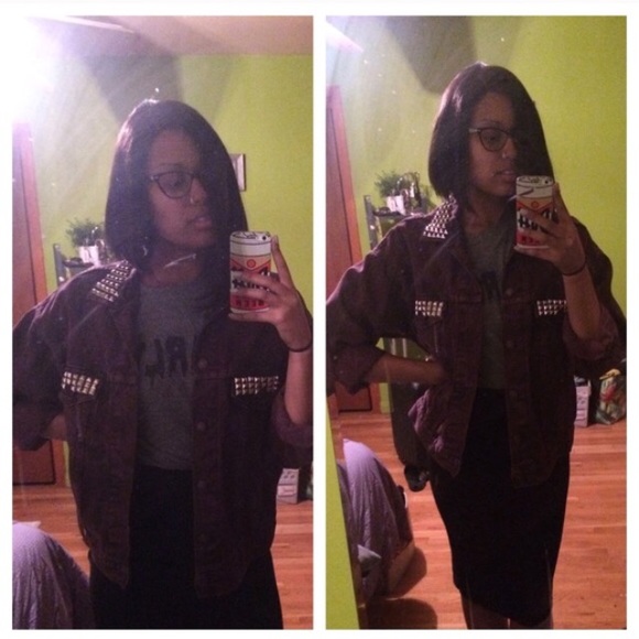 Urban Outfitters Jackets & Blazers - Urban Renewal punk jean jacket