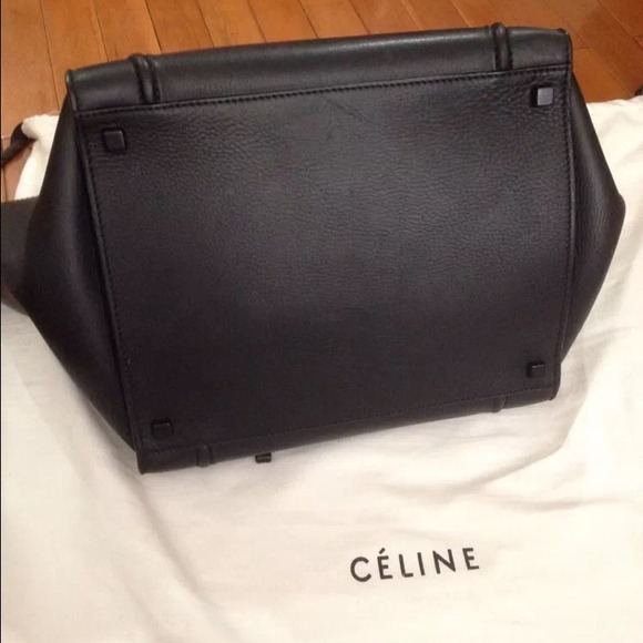 Céline Phantom Black Luggage Tote, Smooth Leather - Picture 3 of 4