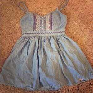 Hollister mini Jean dress.