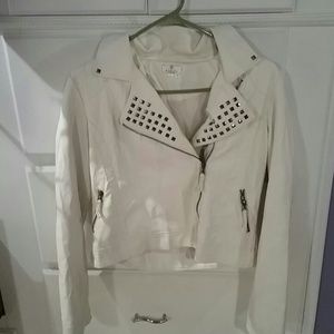 White Leather Jacket