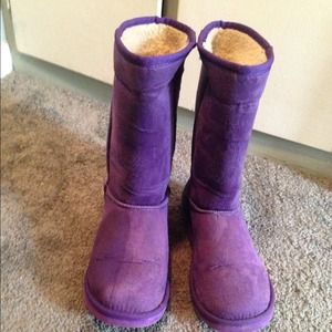 Purple boots