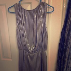 Halston Heritage Metallic Dress