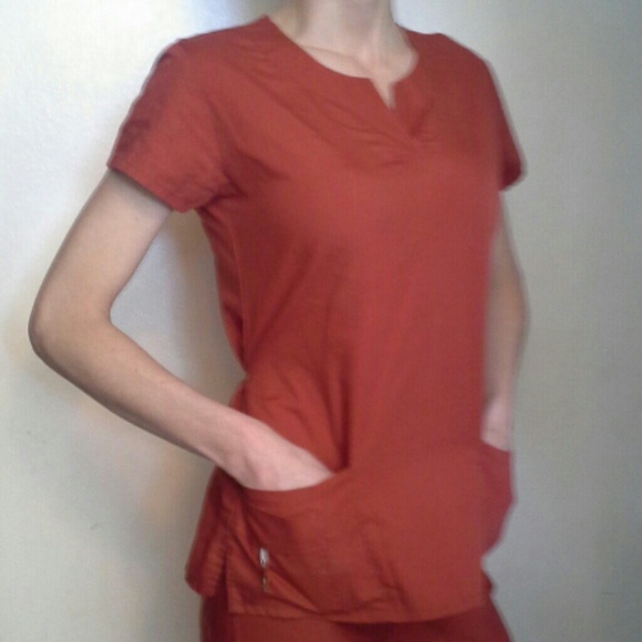 Dark Orange Scrubs or pj's or comfiness :)