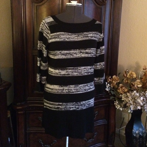 Black & Gray striped Sweater