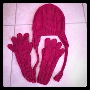 Gap beanie and gloves set