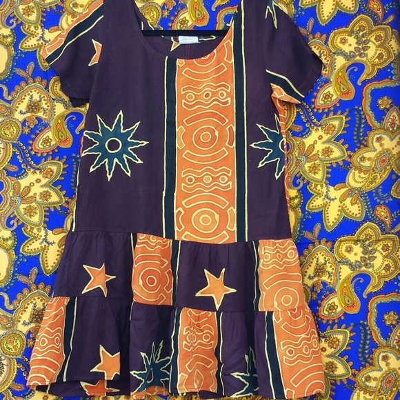 Tropical Pineapple Moon Dress