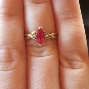 Gold Ruby Ring