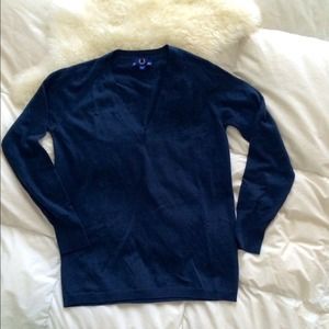 Fred perry RARE v-neck navy pullover