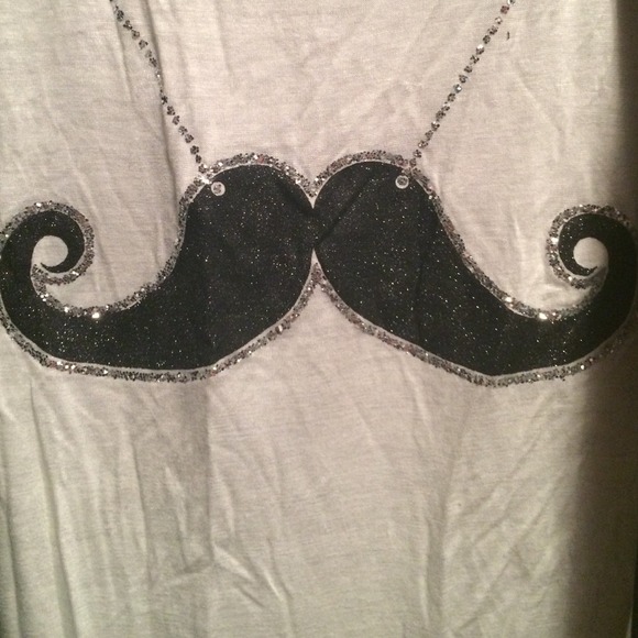 Moustache One Peice Top - Picture 2 of 2