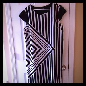 Black and white dress