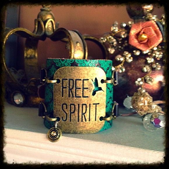 Jewelry - "Free Spirit" Leather Cuff