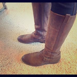 Cole Haan Nike Air brown riding boots