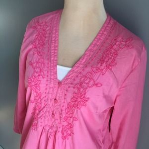 H&M Embroidered Cotton Tunic